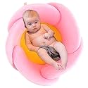 Baby Bath Lotus Cushion Sink Bather Petal Newborn Bathtub Mat Bathing Tub Seat Support Lounger Flower Bathing Pad Non-Slip Safety Sink Insert Tub Pink