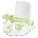 Obee Odee Baby Bath Seat with Sitting &amp; Lying 2 Modes, 3-Speed Adjustment, Powerful Suction Cups, Infant Bathtub Chair with Washable Pillow, Folding and Hanging