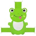 Baby Bath Seat Support Net, Quick Drying, Adjustable, Comfortable, Non-Slip, Infant Bathtub Sling Shower Mesh for a Tub, Soft Newborn Bath Mat (Green Frog)