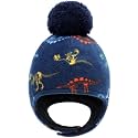 Baby Beanie Hat Pom Full Hood Toddler Winter Hat Fleece Earflap