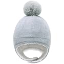 Baby Beanie Hat Pom Full Hood Toddler Winter Hat Fleece Earflap