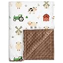 Fleece Baby Blankets for Girls &amp; Boys, Infant Toddler Blanket