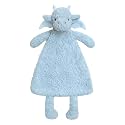 Baby Blue Dragon Soft Stuffed Animal Security Blanket, Plush Dinosaur Character Lovey Blanket, Baby Shower/Nursery Gift, Newborn Infant Toddler Snuggle Blankie for Boys Girls, 16 Inches