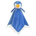 Baby Blue Penguin Soft Stuffed Animal Security Blanket, Plush Penguin Character Lovey Blanket, Baby Shower/Nursery Gift, Newborn Infant Toddler Snuggle Blankie for Boys Girls, 13 Inches