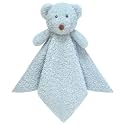 Baby Blue Teddy Bear Soft Stuffed Animal Security Blanket, Plush Bear Character Lovey Blanket, Baby Shower/Nursery Gift, Newborn Infant Toddler Snuggle Blankie for Boys Girls, 14 Inches