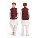 BABY BOSS Stylish &amp; Soft Sleeveless Waistcoat Nehru Jacket for Kids Boys