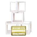 Baby Boxes with 30 PCS Letters, 4 Transparent Balloon boxes for Gender Reveal Birthday Wedding Baby Shower Decorations