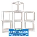 Baby Boxes for Baby Shower White Clear Balloon Box Blocks Gender Reveal Decorations and Birthday Party (7 PCS Balloon Box-78 Letter)