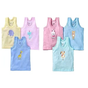 baby boy39s amp baby girl39s regular fit vest pack of 6