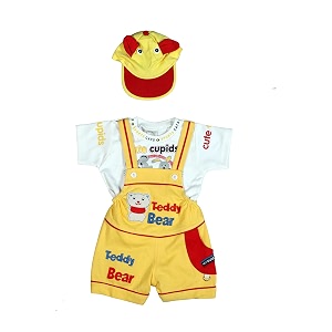 Baby Boys And Baby Girls Dungaree Set