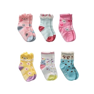 baby boy39s cotton anti slip grip socks pack of 6