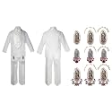 Baby Boy Communion Shawl Lapel Jacket Suit Gold Guadalupe on Stole SM-20