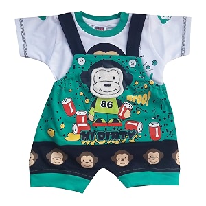 Baby Boy Girl Knee Length Cotton Dungaree
