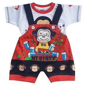 Baby Boy Girl Knee Length Cotton Dungaree