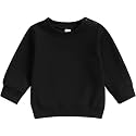 Baby Boy Girl Pumpkin Sweatshirt Tops Toddler Halloween Outfit Long Sleeve Crewneck Pullover Sweater Shirt Fall Clothes