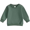 Baby Boy Girl Pumpkin Sweatshirt Tops Toddler Halloween Outfit Long Sleeve Crewneck Pullover Sweater Shirt Fall Clothes