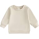 Baby Boy Girl Pumpkin Sweatshirt Tops Toddler Halloween Outfit Long Sleeve Crewneck Pullover Sweater Shirt Fall Clothes