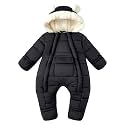 Baby Boy Winter Fleece Snowsuit Jacket Toddler Girl Jumpsuit Warm Snow Suit Coat