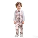Baby Boys' 4-Piece Vest Set with Dress Shirt, Vest, Pants, and Tie