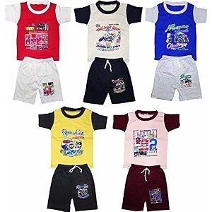 Baby Boys Girls Dress Cotton Blend