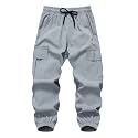 Baby Boys Cargo Joggers Pants Toddler Quick Dry Lightweight Hiking Pants Kids Pull On Sweatpants
