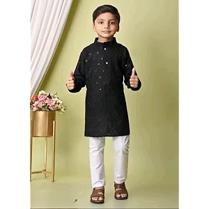 baby boys cotton blend dress for summer season and all seasons tikki punjabib