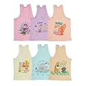 Baby Boys Cotton Printed Sleeveless Innerwear Vests, Sandoz, Baniyan, Ganji