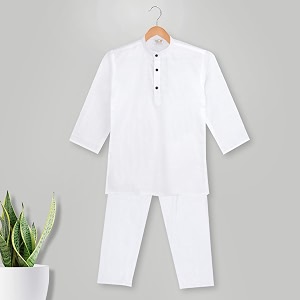 Baby Boys Ethnic Wear Cotton Kurta Pyjama