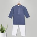Baby Boys Ethnic Wear Cotton Kurta Pyjama