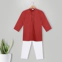 Baby Boys Ethnic Wear Cotton Kurta Pyjama