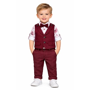 Baby Boys Formal 3 Piece Suit Set