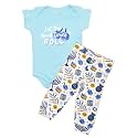 Baby Boys Girls 2pc Outfit Set Short Sleeve Bodysuit with Pants
