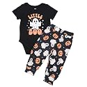 Baby Boys Girls 2pc Outfit Set Short Sleeve Bodysuit with Pants
