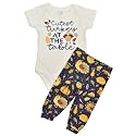 Baby Boys Girls 2pc Outfit Set Short Sleeve Bodysuit with Pants