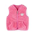 Baby Boys Girls Fleece Vest Zip Up Cute Bear Jackets Fuzzy Fall Winter Warm Clothes Newborn Outwear for Toddler Infant