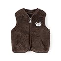 Baby Boys Girls Fleece Vest Zip Up Cute Bear Jackets Fuzzy Fall Winter Warm Clothes Newborn Outwear for Toddler Infant
