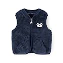 Baby Boys Girls Fleece Vest Zip Up Cute Bear Jackets Fuzzy Fall Winter Warm Clothes Newborn Outwear for Toddler Infant