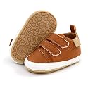 Baby Boys Girls Shoes Non-Slip Rubber Sole High-Top PU Leather Sneakers Infant First Walking Shoes Toddler Crib Shoes Newborn Loafers Flats.