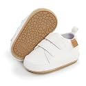 Baby Boys Girls Shoes Non-Slip Rubber Sole High-Top PU Leather Sneakers Infant First Walking Shoes Toddler Crib Shoes Newborn Loafers Flats.