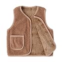 Baby Boys Girls Winter Vest Fleece Zip up Cute Soft Waistcoat Jackets