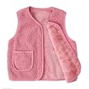 Baby Boys Girls Winter Vest Fleece Zip up Cute Soft Waistcoat Jackets