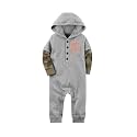 Baby Boys Hooded French Terry Winter Jumpsuit