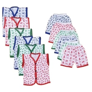 Baby Boys Pack of 6 Cotton Top