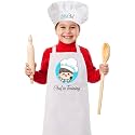 Baby Boys White Polycotton Chef Apron with