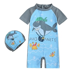 baby bucket swimsuit for boys  swimwear with cap  swimming costume  swimwear and beachwearr