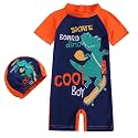 Baby Bucket Swimsuit for Boys | Swimwear with Cap | Swimming Costume | Swimwear and Beachwearr