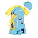 Baby Bucket Swimsuit for Boys | Swimwear with Cap | Swimming Costume | Swimwear and Beachwearr