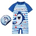 Baby Bucket Swimsuit for Boys | Swimwear with Cap | Swimming Costume | Swimwear and Beachwearr