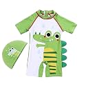 Baby Bucket Swimsuit for Boys | Swimwear with Cap | Swimming Costume | Swimwear and Beachwearr