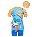 Baby Bucket Swimsuit for Boys | Swimwear with Cap | Swimming Costume | Swimwear and Beachwearr